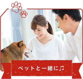 ペットと一緒に♫